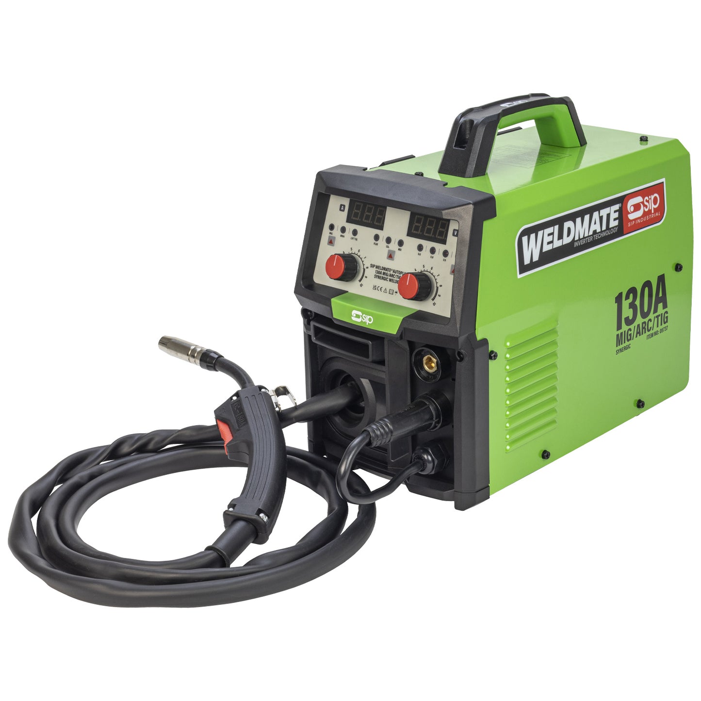 SIP WELDMATE® AUTOPLUS 130A MIG/ARC/TIG Synergic Inverter Welder