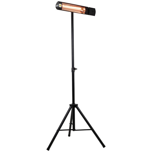 SIP Halogen Infrared Heater with Remote Control & Adjustable Stand