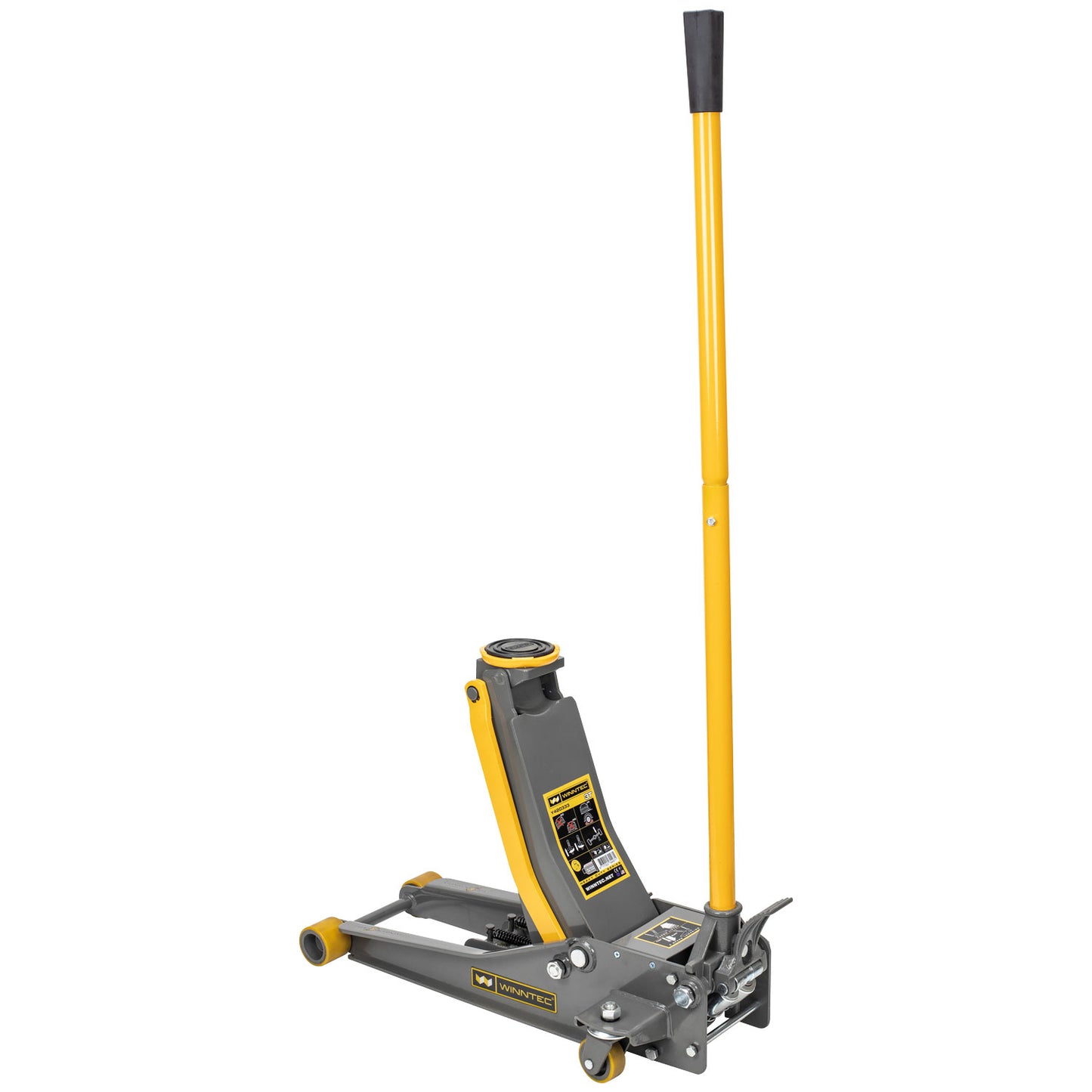 WINNTEC® 3 Ton Low-Profile Turbo-Lift Trolley Jack