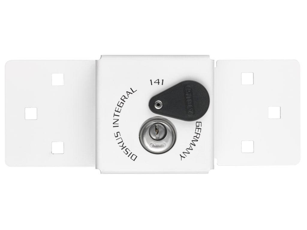 141/200 Diskus® Integral Van Lock White & 26/70mm Diskus® Padlock               