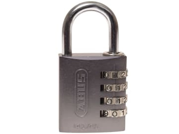 145/40 40mm Aluminium Combination Padlock Titanium 49551                        