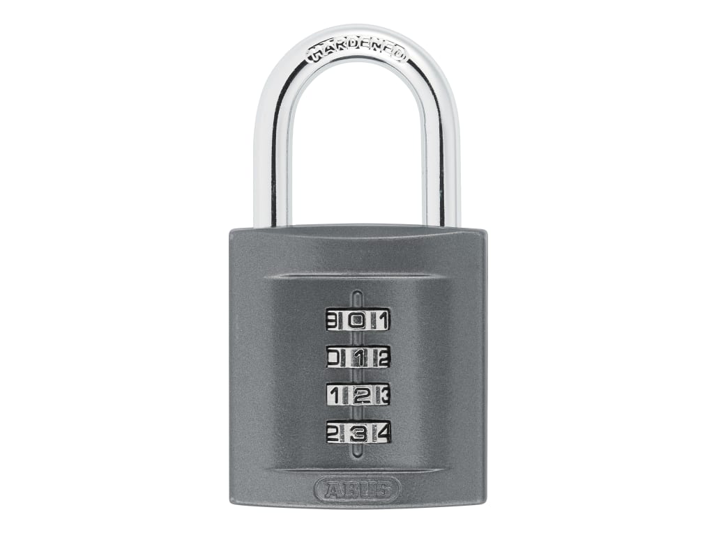 158/50 50mm Combination Padlock (4-Digit) Die-Cast Body Carded                  