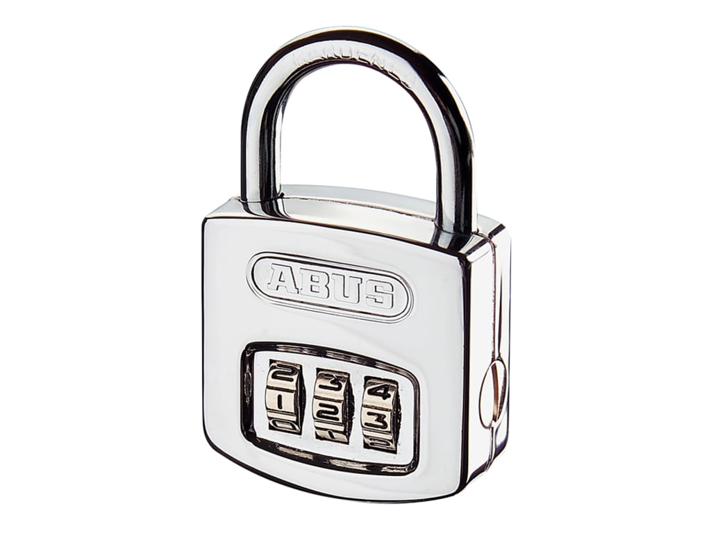 160/40 40mm Steel Case Die-Cast Body Combination Padlock (3-Digit) Carded       