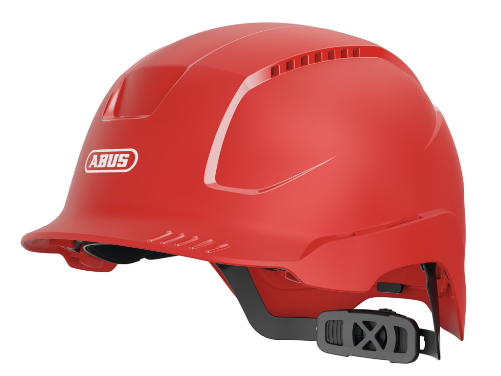 SCATOR Vented Safety Helmet Red                                                 