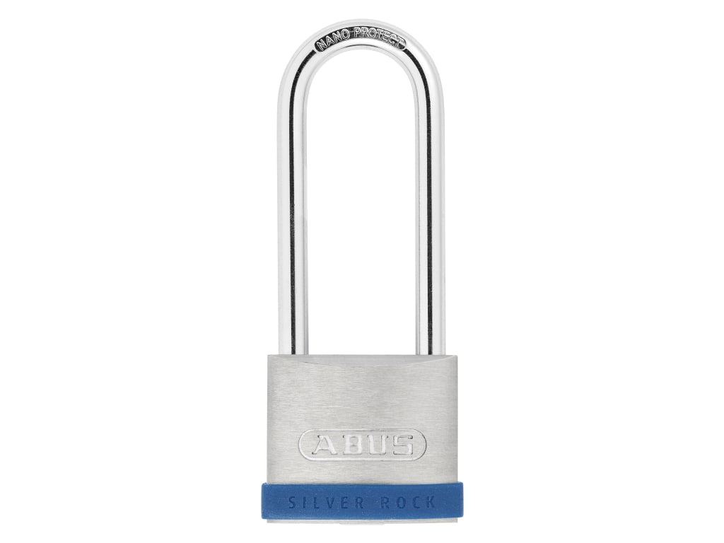 50mm Silver Rock™ 5 Padlock Long Shackle 80mm                                   