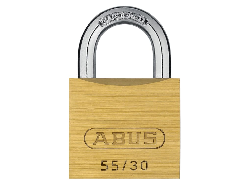 55/30mm Brass Padlock                                                           