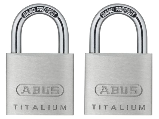 64TI/30mm TITALIUM™ Padlock Carded Twin Pack                                    