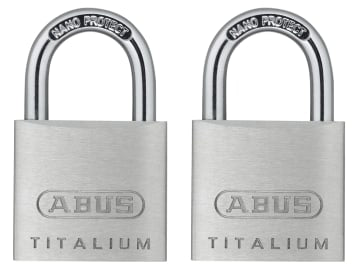 64TI/30mm TITALIUM™ Padlock Carded Twin Pack                                    