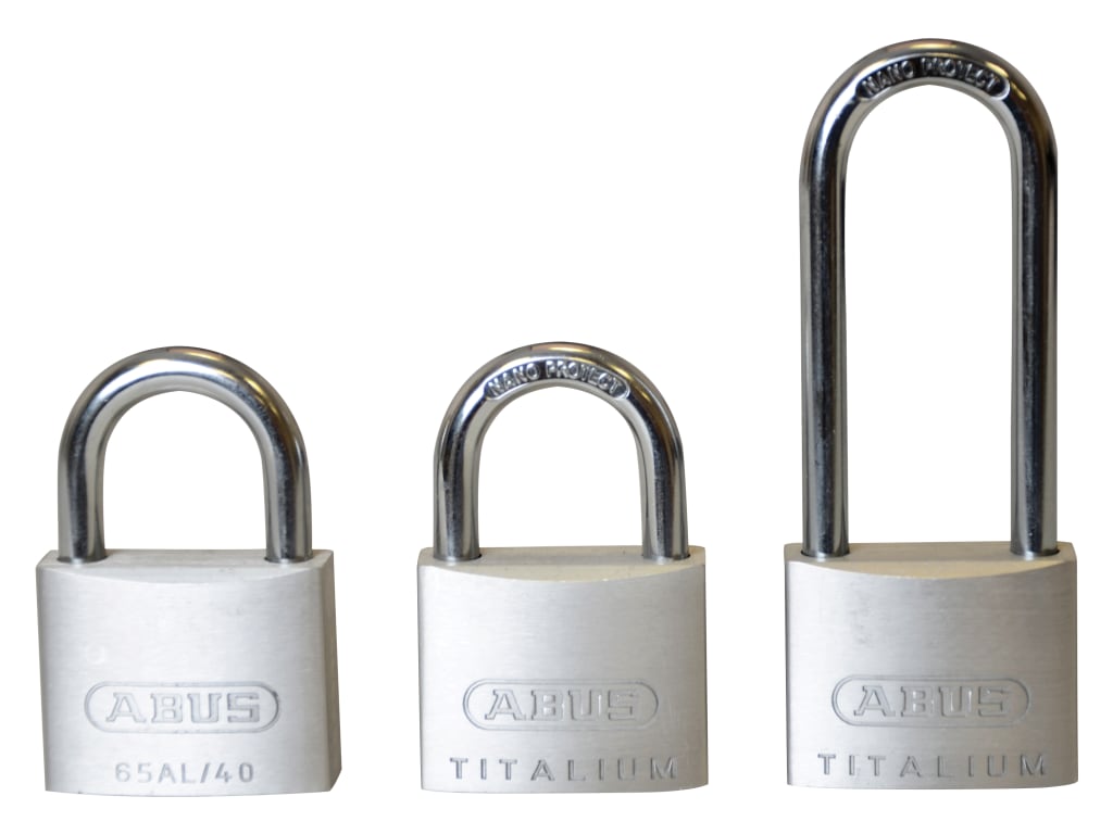 64TI/40mm TITALIUM™ Padlock Triple Pack (1 Long Shackle)                        