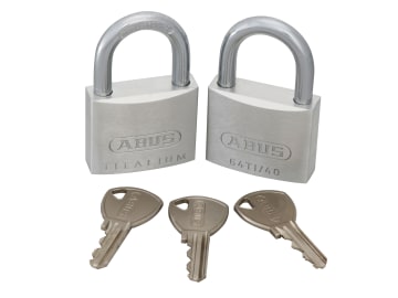 64TI/40mm TITALIUM™ Padlock Twin Pack                                           