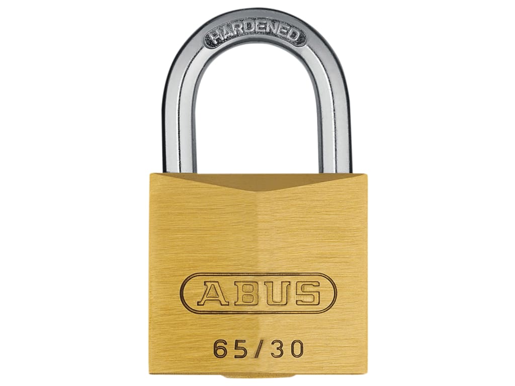 65/30mm Brass Padlock                                                           