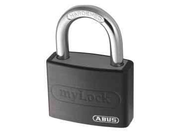T65AL/40mm My Lock Aluminium Padlock Black                                      