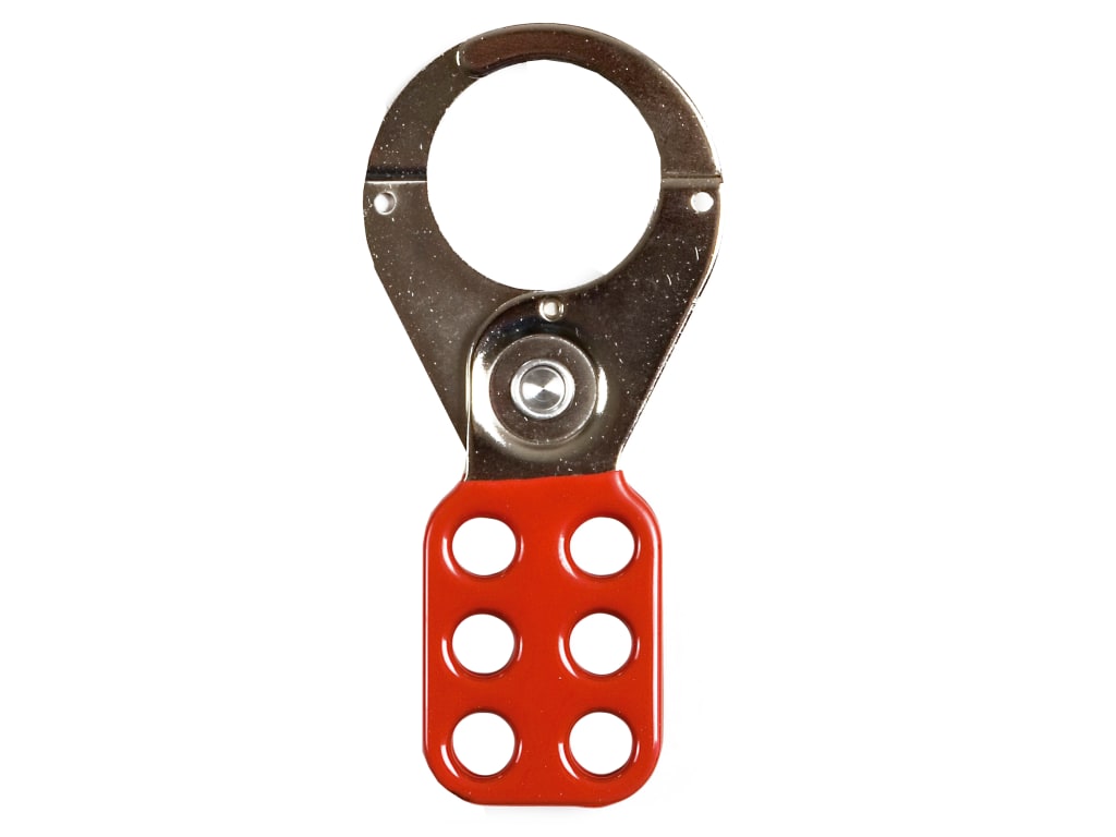 702 Lock Off Hasp 38mm (1.1/2in) Red                                            