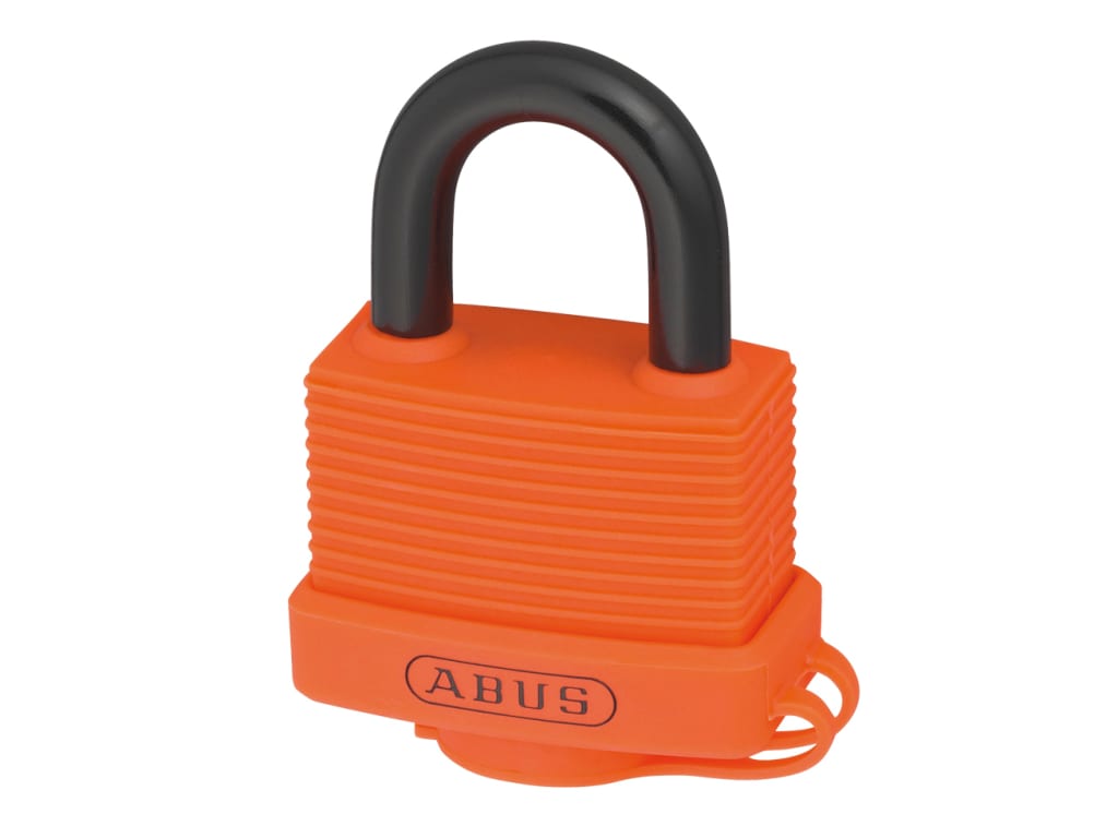 70AL/45mm Aluminium Padlock Orange                                              