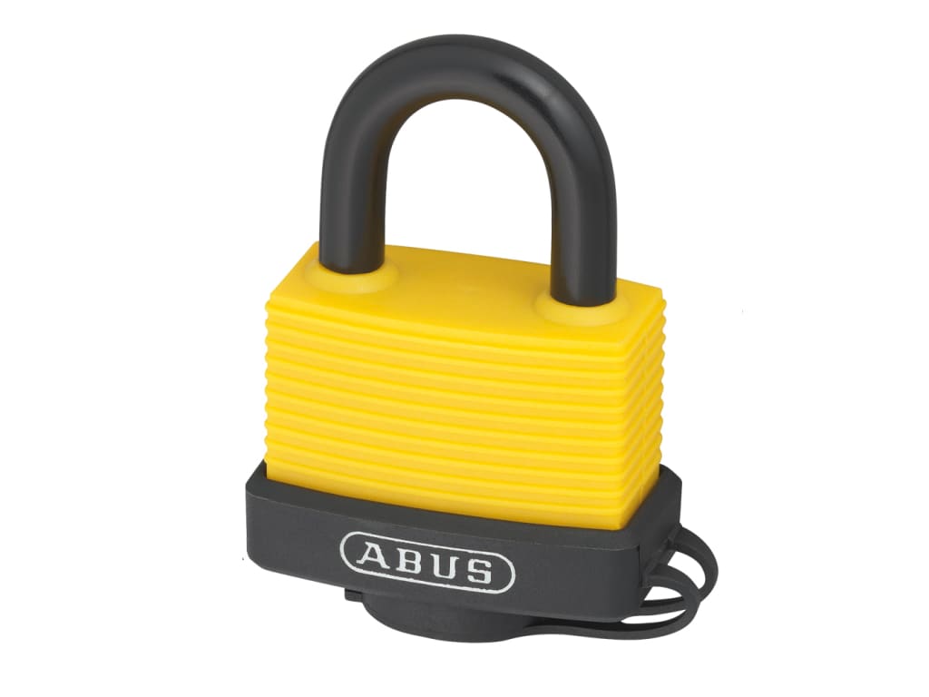 70AL/45mm Aluminium Padlock Yellow                                              
