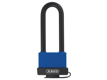 70IB/50mm Aqua Safe Brass Padlock 80mm Long Shackle Carded                      