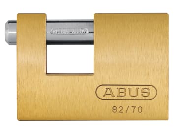 82/70mm Monoblock Brass Shutter Padlock                                         