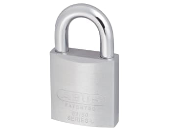 83/50mm Chrome Plated Brass Padlock                                             