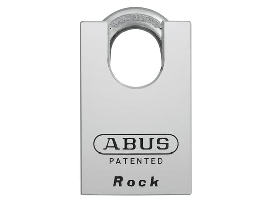 83/55mm Rock Hardened Steel Padlock Closed Shackle Carded                       
