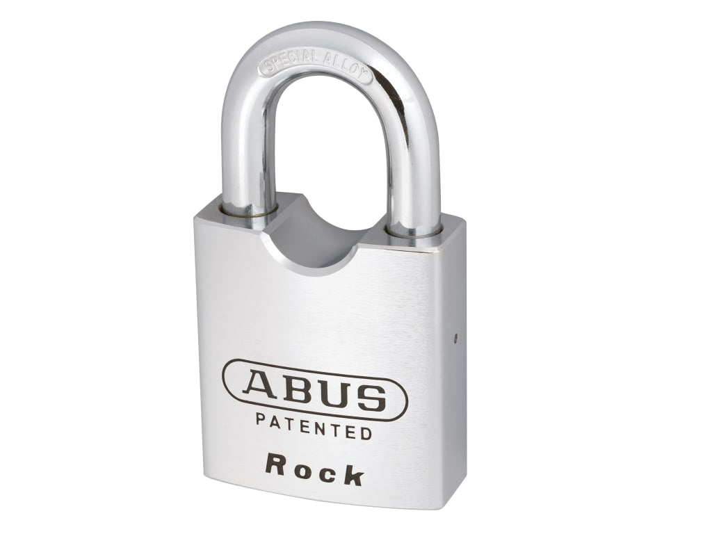 83/55mm Rock Hardened Steel Padlock Carded                                      