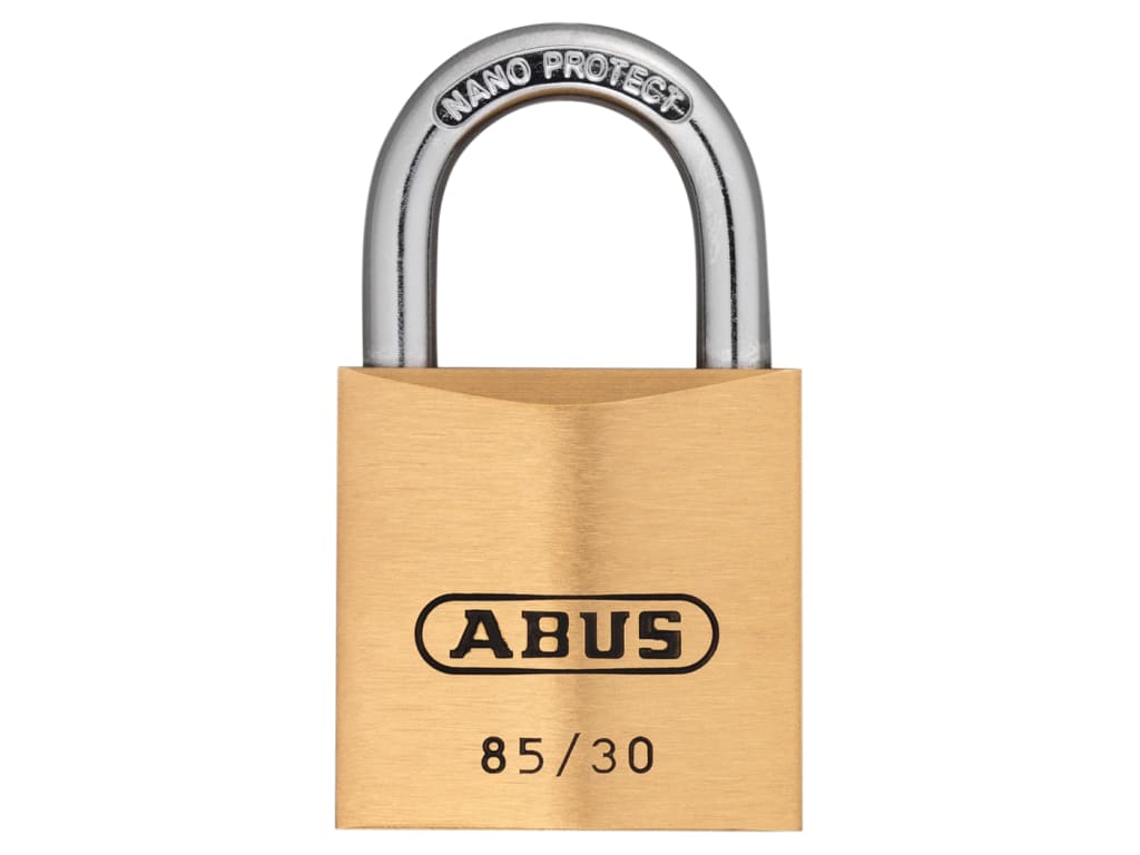 85/30mm Brass Padlock Carded                                                    