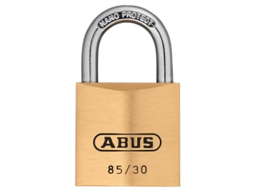 85/30mm Brass Padlock Carded                                                    
