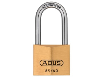 85/40mm Brass Padlock 40mm Long Shackle                                         