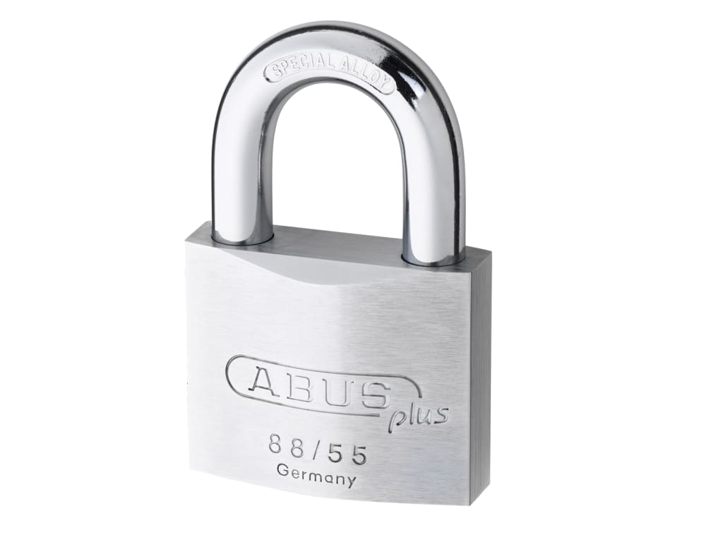 88RK/50mm Brass PLUS Cylinder Padlock Rekeyable Carded                          
