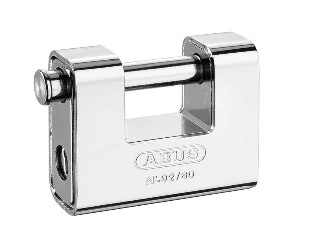 92/80mm Monoblock Brass Body Shutter Padlock Keyed Alike 8522                   