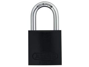 72/40mm Aluminium Padlock Black Keyed Alike TT00260                             