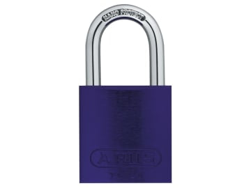 72/40mm Aluminium Padlock Violet Keyed Alike TT04072                            