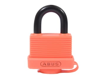 70AL/45mm Aluminium Padlock Orange Keyed Alike 6401                             