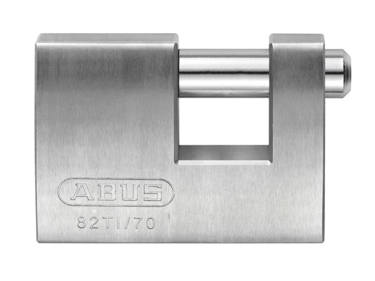 82TI/70mm TITALIUM™ Shutter Padlock Keyed Alike KA8518                          