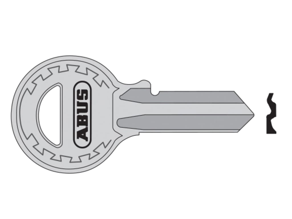 84/40 40mm R Key Blank                                                          