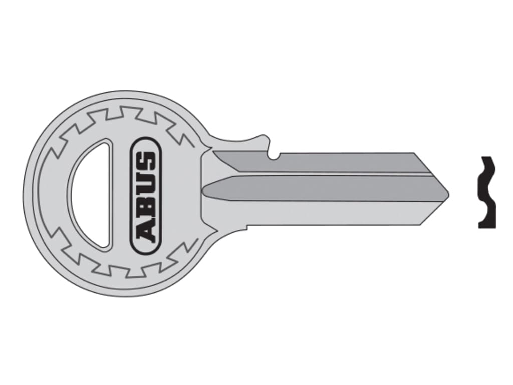 T84/40 40mm Left Hand Key Blank 08682                                           