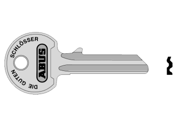 36/55 55mm Right Hand Key Blank                                                 