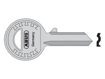 24-41-885 Right Hand 4 Pin Key Blank                                            