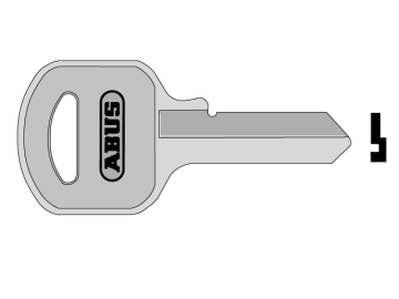 55/60 60mm Key Blank (K/A Only)                                                 