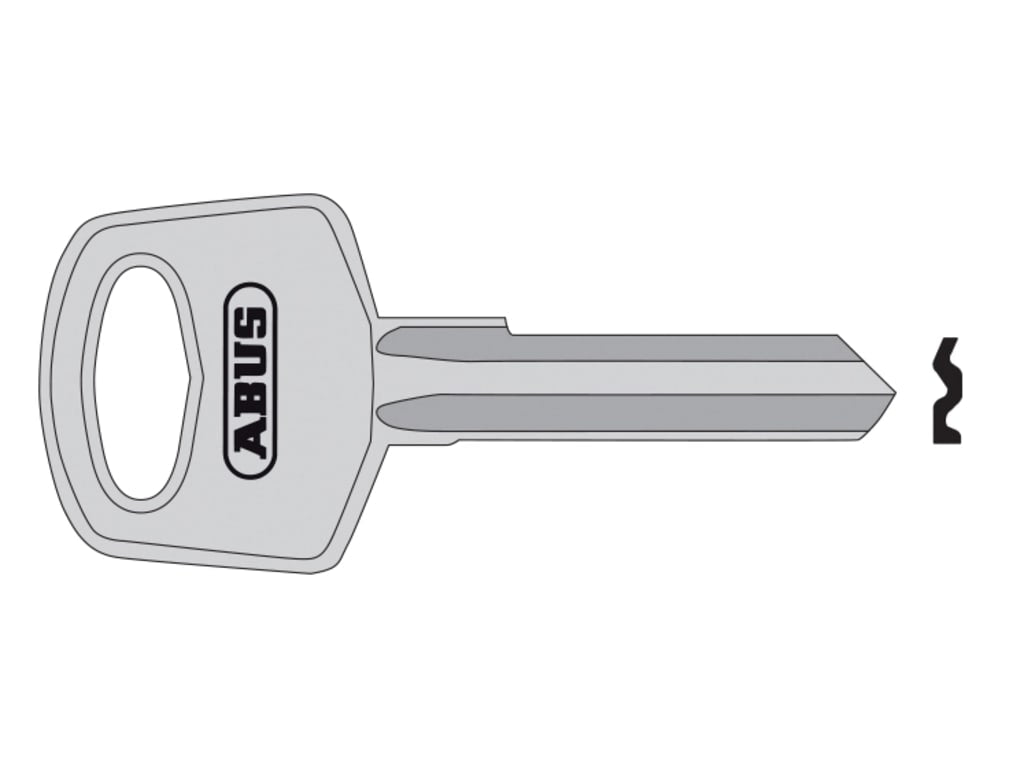 34 Right Hand 6 Pin Key Blank                                                   