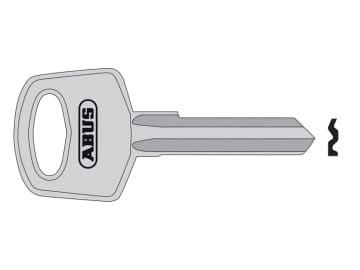 34 Right Hand 6 Pin Key Blank                                                   