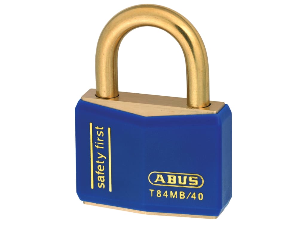 T84MB/40mm Blue Rustproof Padlock                                               