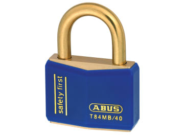 T84MB/40mm Blue Rustproof Padlock                                               