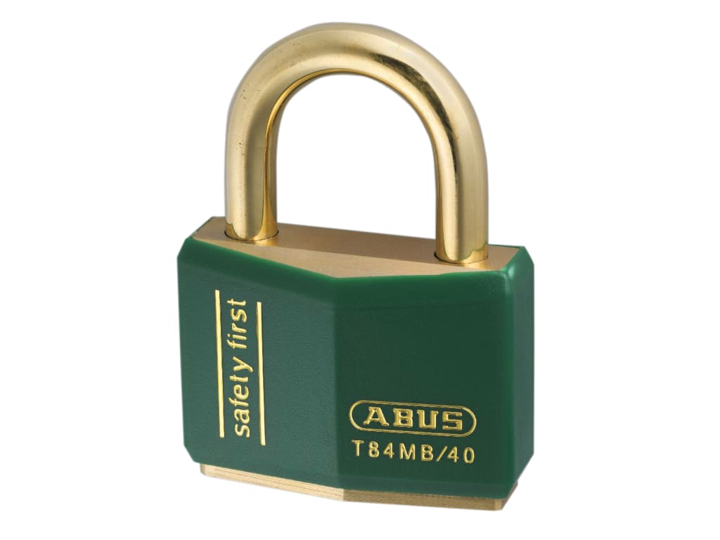 T84MB/40mm Green Rustproof Padlock                                              
