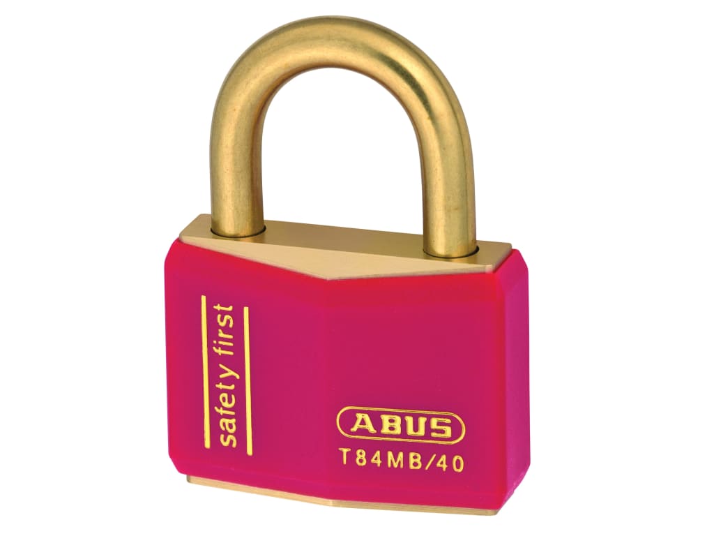 T84MB/40mm Red Rustproof Padlock                                                