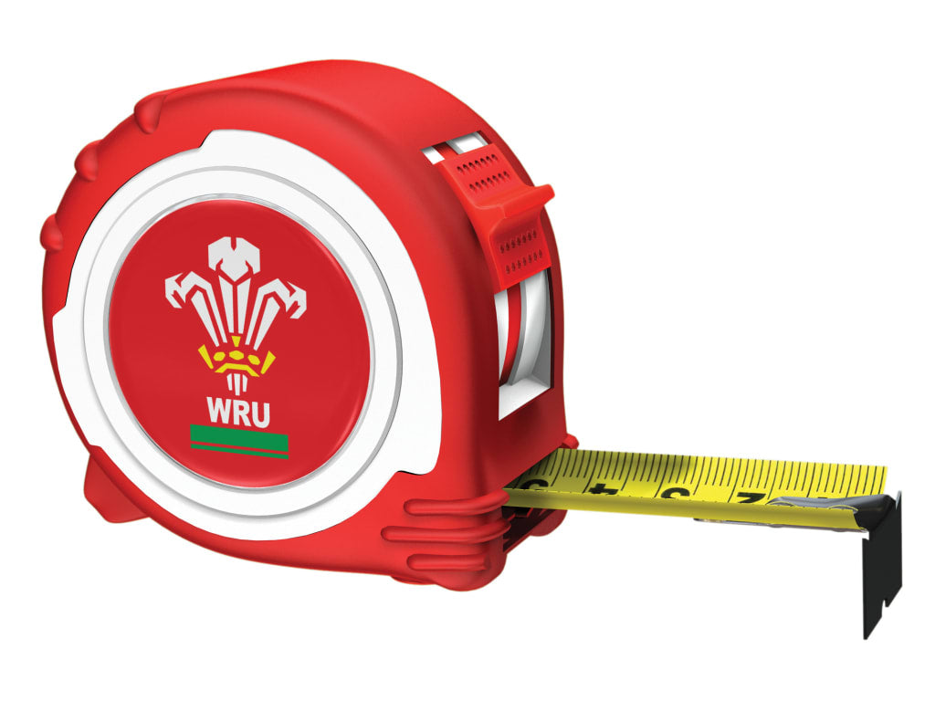 Official Welsh Rugby Tape Red / White 5m/16ft (Width 25mm)                      