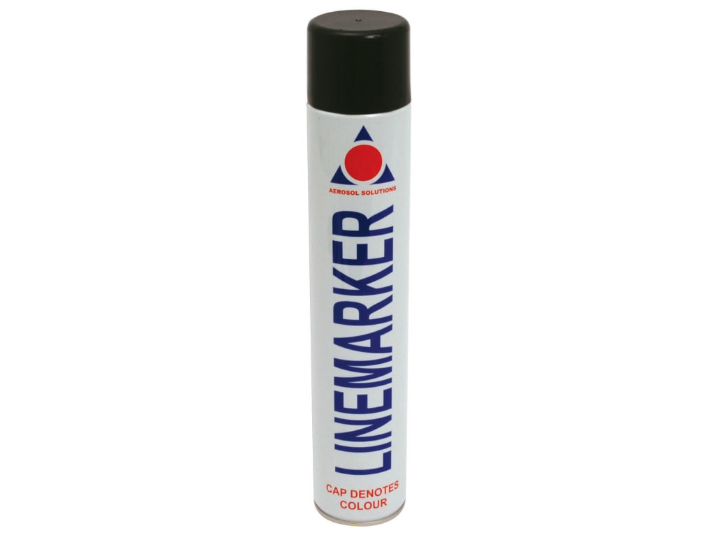 0906 Line Marking Spray Paint Black 750ml                                       