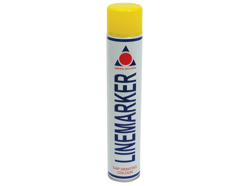 0900 Line Marking Spray Paint Yellow 750ml                                      