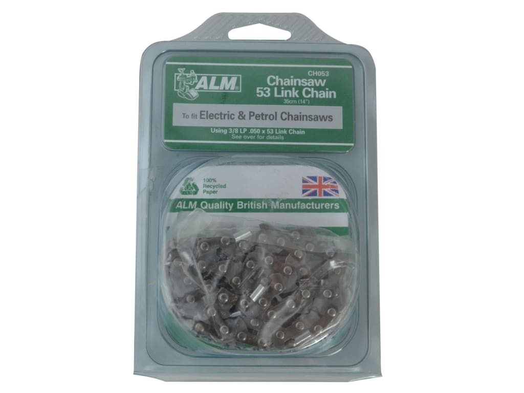 CH053 Chainsaw Chain 3/8in x 53 Links 1.3mm - Fits 35cm Bars