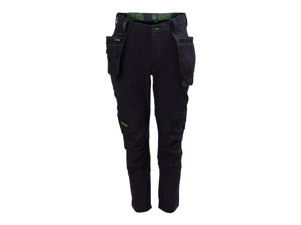 Calgary Black Stretch Holster Trousers Waist 30in Leg 29in                      