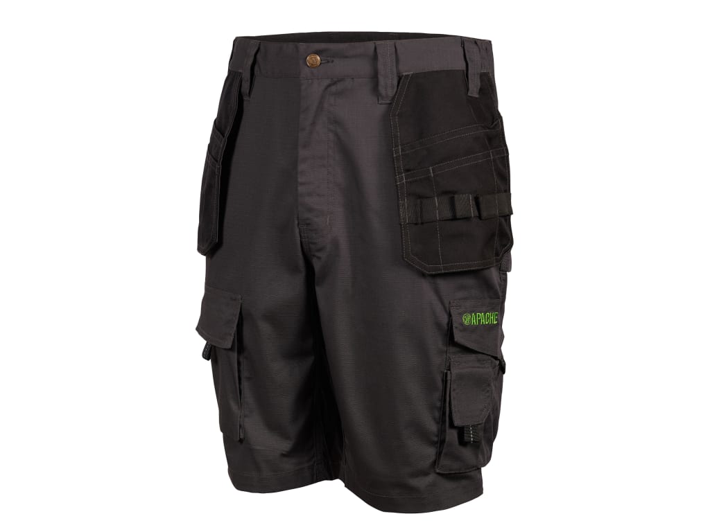 Grey Rip-Stop Holster Shorts Waist 32in